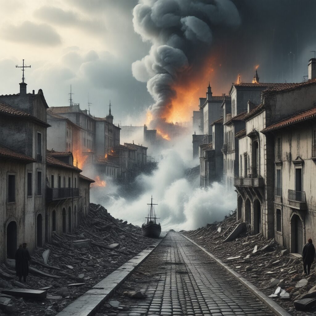 Cover art for The 1755 Lisbon Earthquake