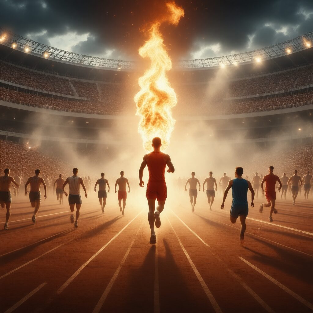 Cover art for The Modern Olympic Games