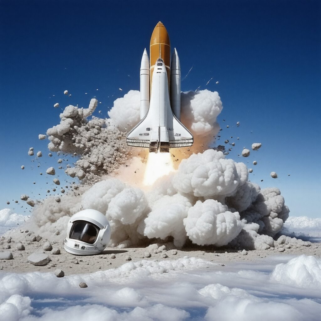 Cover art for The Space Shuttle Challenger Disaster