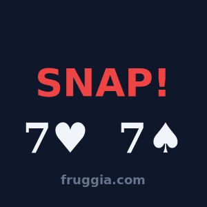 Snap card game